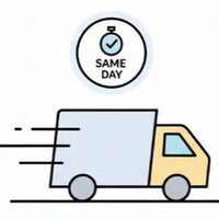 same day shipping icon for custom tote bags