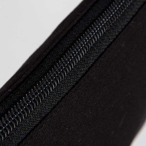 Black Cotton Clutch Pouch – 10" × 7" (25 × 18 cm) - Pamusan.com