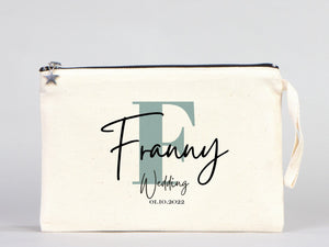 Bridal Party Clutch Bags – Custom Cotton Bridesmaid Wedding Gift - Pamusan.com