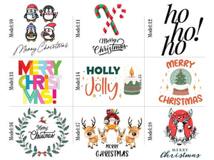 Personalized Santa Canvas Tote Bag, Christmas Gift, 18"W x 14"H x 3"L - Pamusan.com
