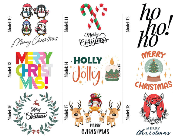 Personalized Santa Canvas Tote Bag, Christmas Gift, 18"W x 14"H x 3"L - Pamusan.com