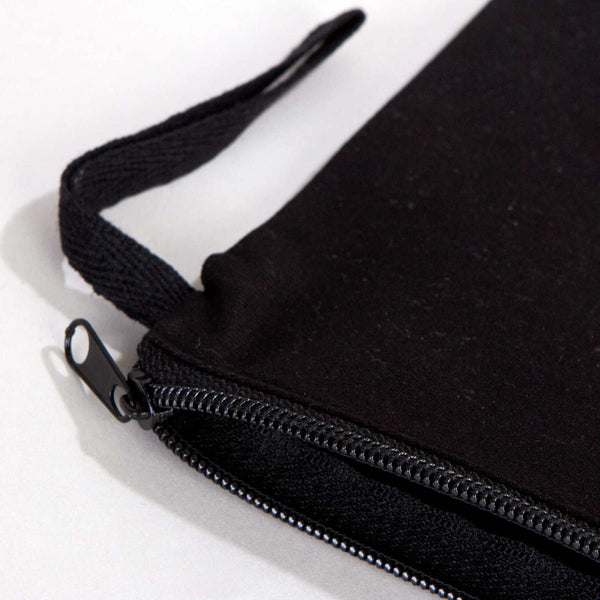 Clutch Bag - Black 8"W x 6"H - 21x15 cm (customized) - Pamusan.com