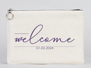 Clutch Wedding Gift – Custom Cotton Big Clutch Bag 12"W x 8"H – Wedding Cotton Clutch Gift – Clutch Wedding - Pamusan.com