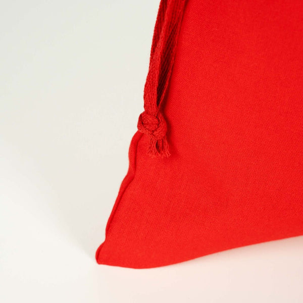 Fabric Pouch Red - 10" x 14"(25 cm x 35 cm) - 4 oz - Pamusan.com