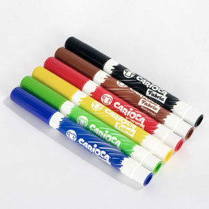 Kids Tote Bag Painting Set 2 | 10 Blank Cotton Tote Bags 14"x16" - Fabric Markers (6 Colors) - Pamusan.com