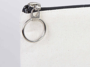 Personalized Cotton Wedding Clutch – Bridesmaid Gift Bag — custom print | Pamusan