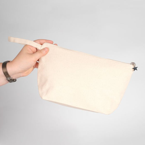Personalized Canvas Clutch - 12" x 7" x 3" - Pamusan.com