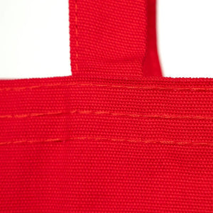 Red Canvas New Year Tote Bag – Ho Ho Ho Printed Holiday Design - Pamusan.com